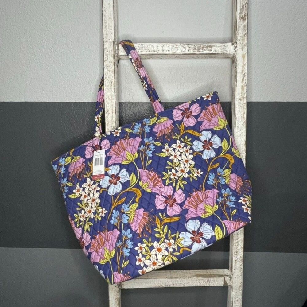 Vera Bradley Coffee Garden Large Weekender Travel Bag & Essential Grand Tote NWT - Picture 11 of 14